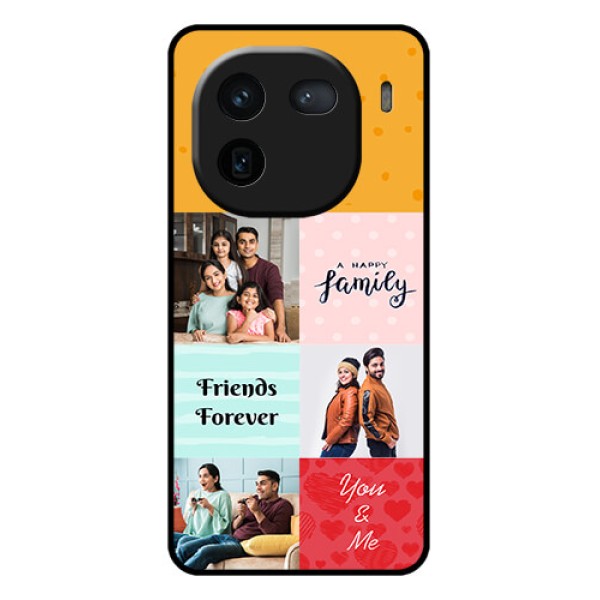 iQOO 12 5G Custom Glass Phone Case - Images With Quotes Design
