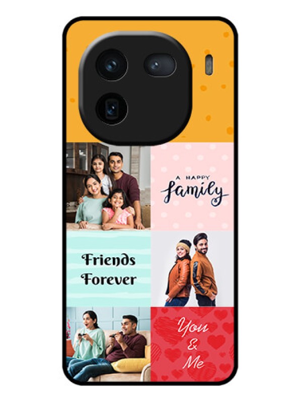 Custom iQOO 12 5G Custom Glass Phone Case - Images With Quotes Design