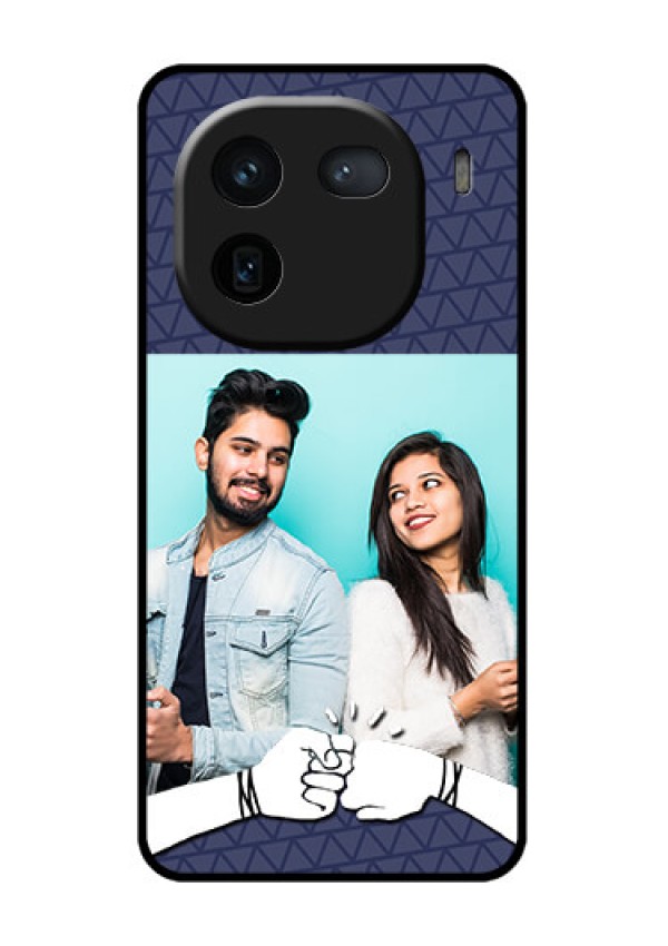 iQOO 12 5G Custom Glass Phone Case - With Best Friends Design
