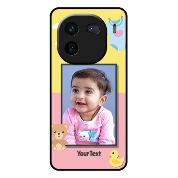 iQOO 12 5G Custom Glass Phone Case - Kids 2 Color Design