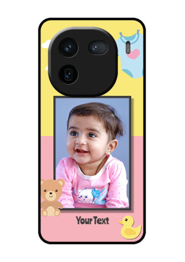iQOO 12 5G Custom Glass Phone Case - Kids 2 Color Design