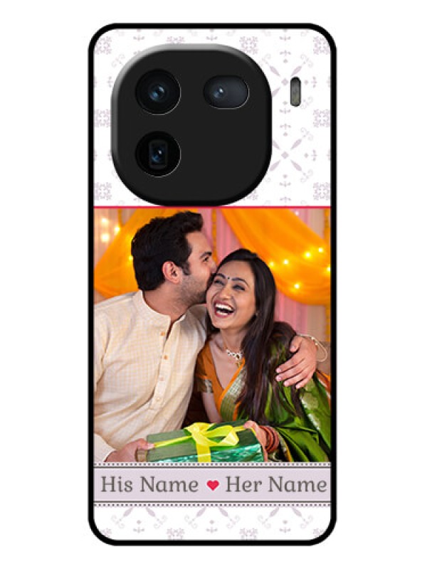 Custom iQOO 12 5G Custom Glass Phone Case - With Photo And Ethnic Design