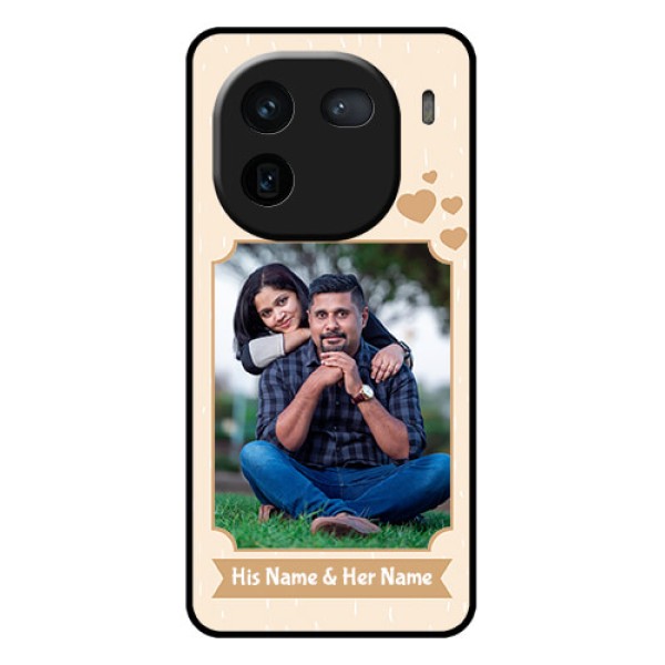 iQOO 12 5G Custom Glass Phone Case - With Confetti Love Design