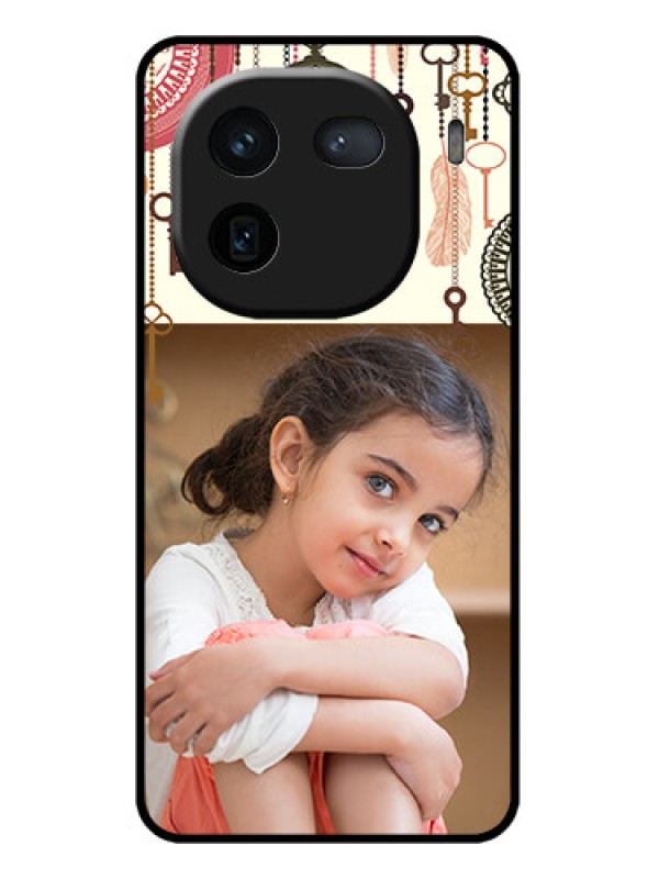 Custom iQOO 12 5G Custom Glass Phone Case - Boho Style Design