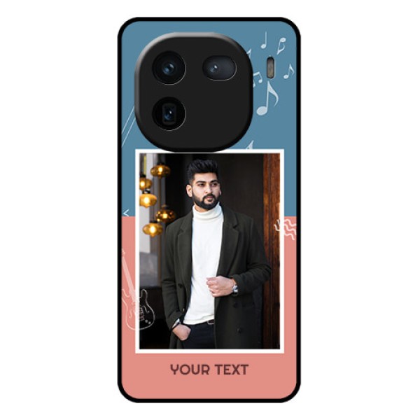 iQOO 12 5G Custom Glass Phone Case - With Color Musical Note Design iQOO 12 5G Custom Glass Phone Case - With Color Musical Note Design