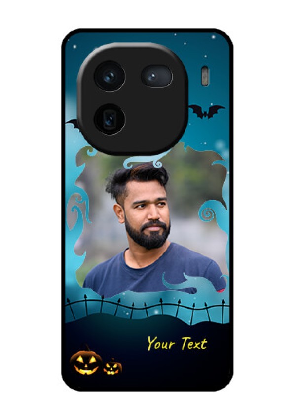iQOO 12 5G Custom Glass Phone Case - Halloween Frame Design
