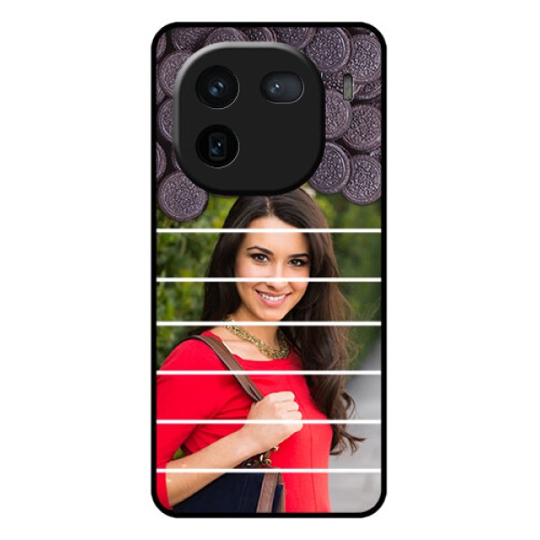 iQOO 12 5G Custom Glass Phone Case - With Oreo Biscuit Design