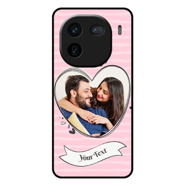 iQOO 12 5G Custom Glass Phone Case - Vintage Heart Design