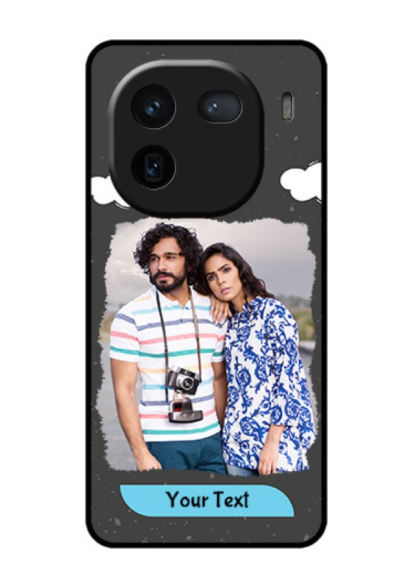 iQOO 12 5G Custom Glass Phone Case - Splashes With Love Doodles Design