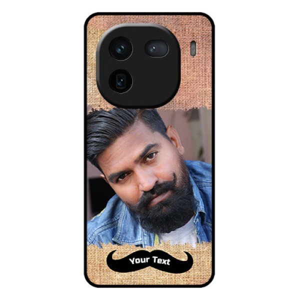iQOO 12 5G Custom Glass Phone Case - With Texture Design