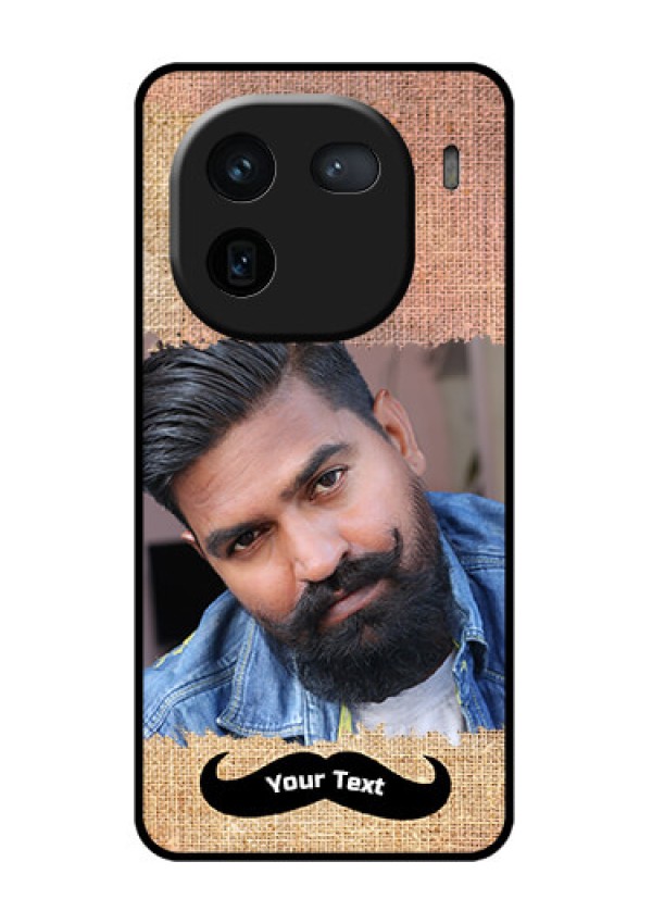 iQOO 12 5G Custom Glass Phone Case - With Texture Design
