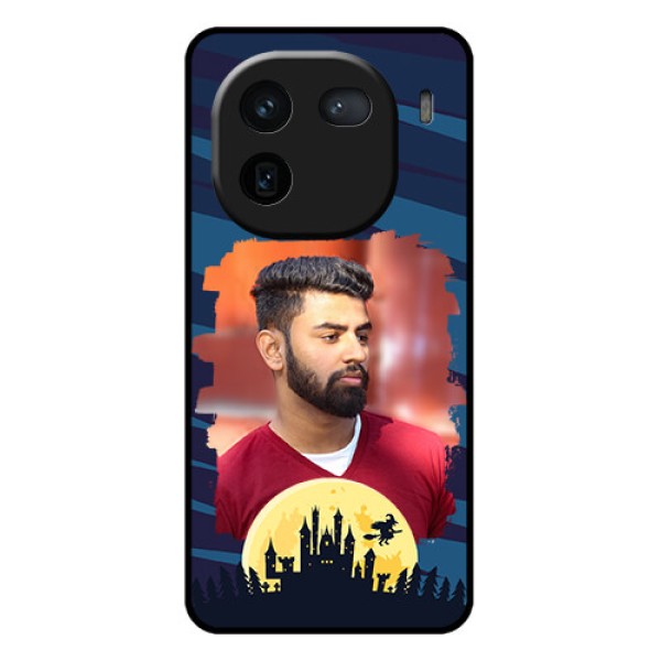 iQOO 12 5G Custom Glass Phone Case - Halloween Witch Design