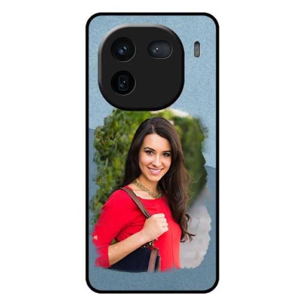 iQOO 12 5G Custom Glass Phone Case - Grunge Line Art Design