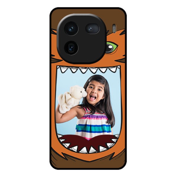 iQOO 12 5G Custom Glass Phone Case - Owl Monster Back Case Design iQOO 12 5G Custom Glass Phone Case - Owl Monster Back Case Design