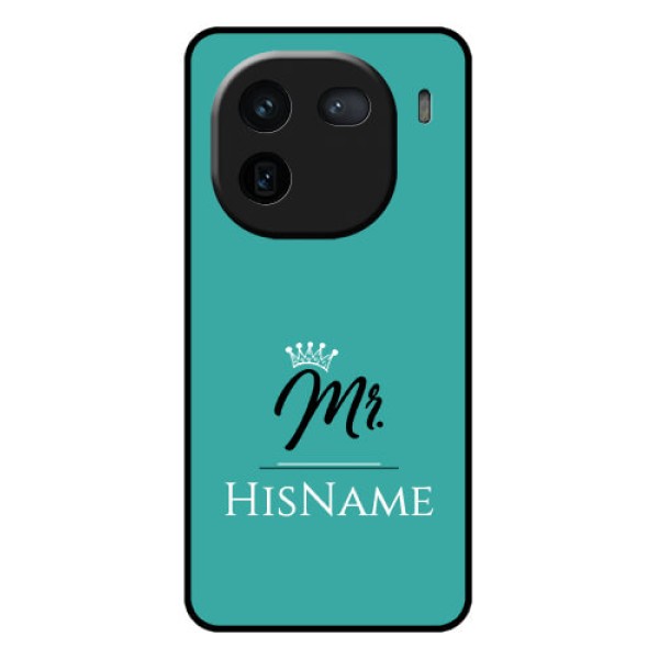 iQOO 12 5G Custom Glass Phone Case - Mr With Name Design