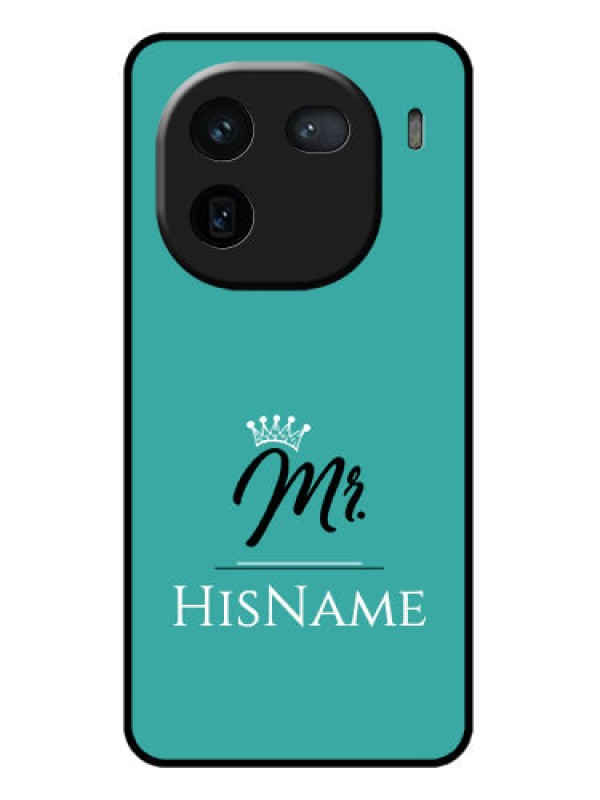 Custom iQOO 12 5G Custom Glass Phone Case - Mr With Name Design