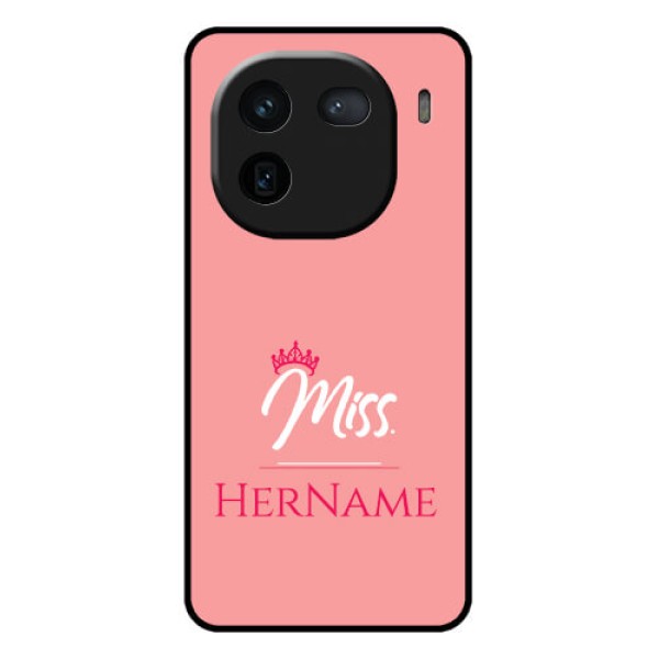 iQOO 12 5G Custom Glass Phone Case - Mrs With Name Design