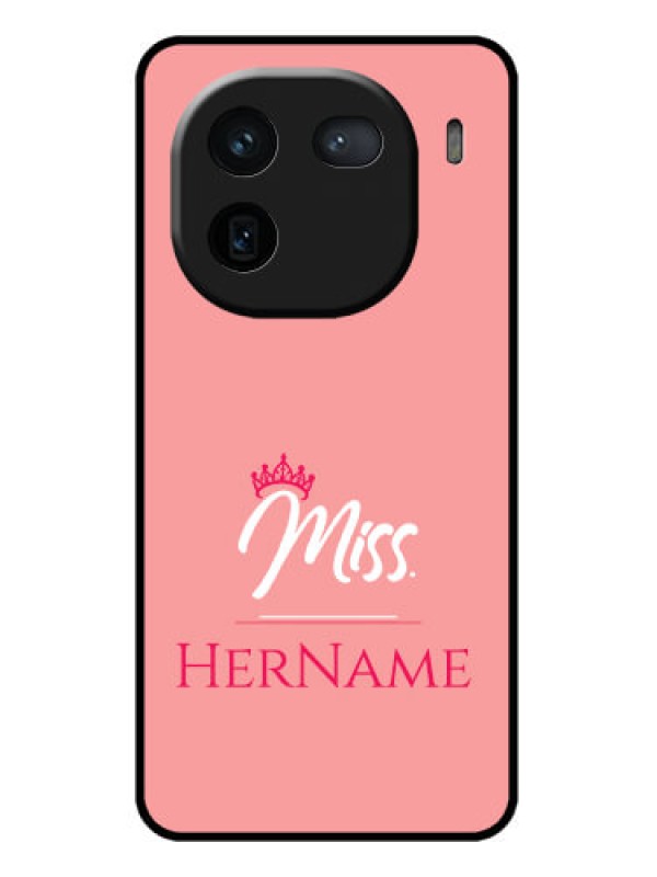 Custom iQOO 12 5G Custom Glass Phone Case - Mrs With Name Design