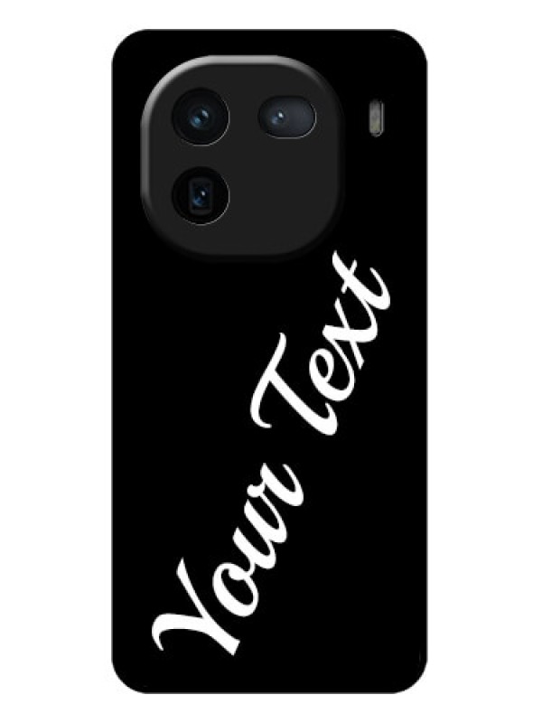 Custom iQOO 12 5G Custom Glass Phone Case - With Your Name Design