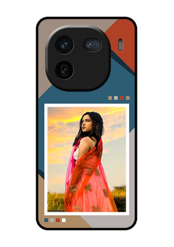 iQOO 12 5G Custom Glass Phone Case - Retro Color Pallet Design
