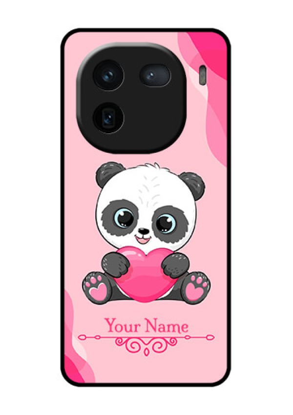 iQOO 12 5G Custom Glass Phone Case - Cute Panda Design