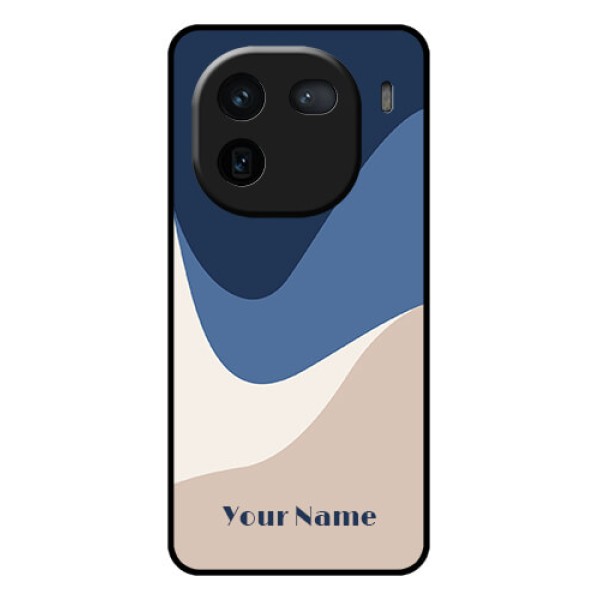 iQOO 12 5G Custom Glass Phone Case - Abstract Drip Art Design