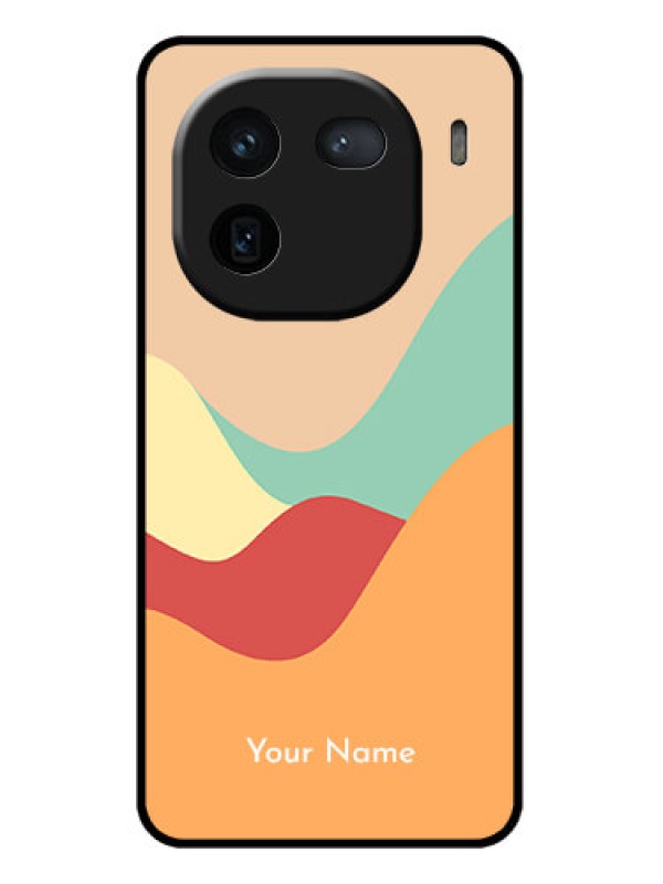 Custom iQOO 12 5G Custom Glass Phone Case - Ocean Waves Multi - Colour Design