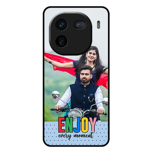 iQOO 12 5G Custom Glass Phone Case - Enjoy Every Moment Design iQOO 12 5G Custom Glass Phone Case - Enjoy Every Moment Design