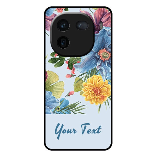 iQOO 12 5G Custom Glass Phone Case - Stunning Watercolored Flowers Painting Design iQOO 12 5G Custom Glass Phone Case - Stunning Watercolored Flowers Painting Design