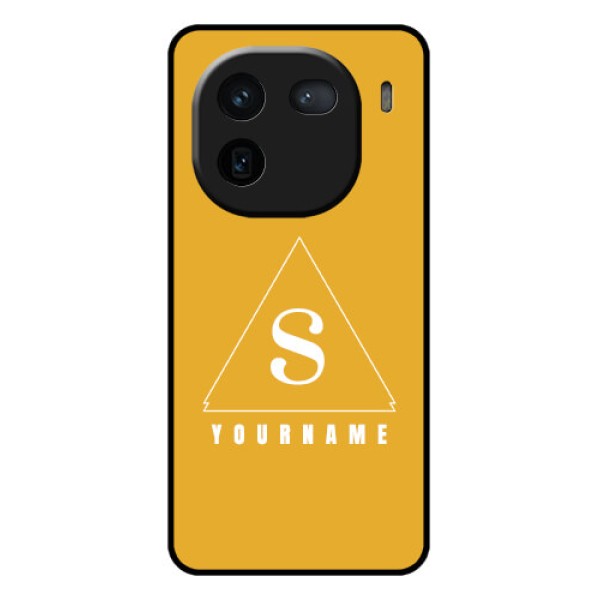 iQOO 12 5G Custom Glass Phone Case - Simple Triangle Design