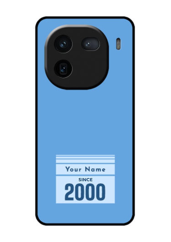 iQOO 12 5G Custom Glass Phone Case - Custom Year Of Birth Design