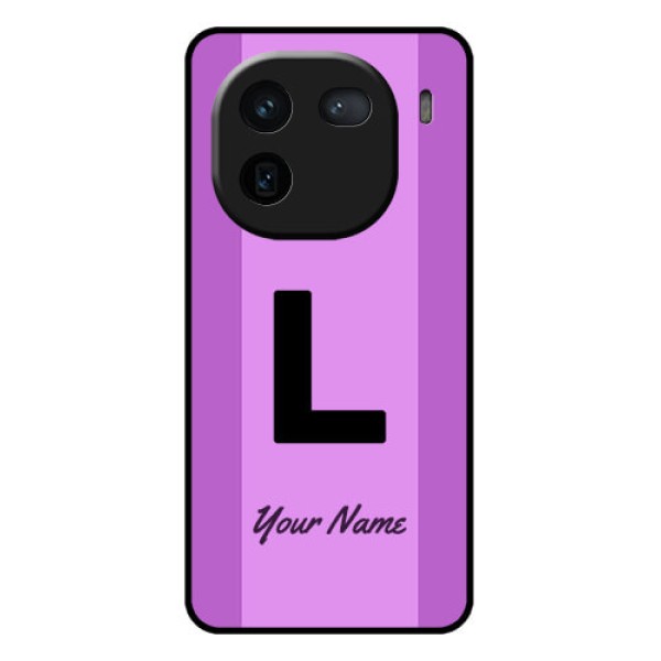 iQOO 12 5G Custom Glass Phone Case - Tricolor Custom Text Design iQOO 12 5G Custom Glass Phone Case - Tricolor Custom Text Design
