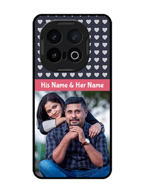 Custom iQOO 13 5G Custom Glass Phone CaseLove Symbols Design