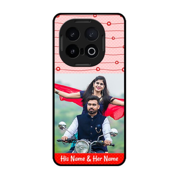 iQOO 13 5G Custom Glass Phone CaseRed Pattern Case Design iQOO 13 5G Custom Glass Phone CaseRed Pattern Case Design