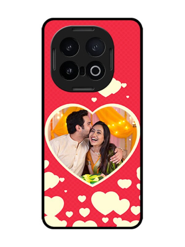 Custom iQOO 13 5G Custom Glass Phone CaseLove Symbols Phone Cover Design