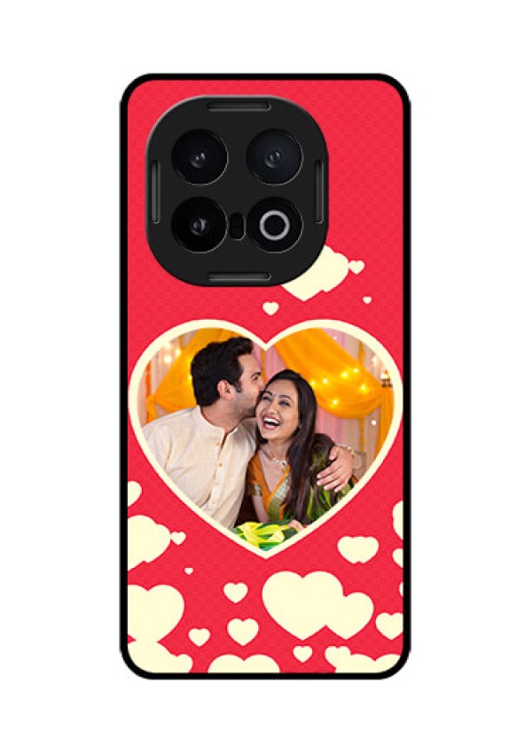 iQOO 13 5G Custom Glass Phone CaseLove Symbols Phone Cover Design
