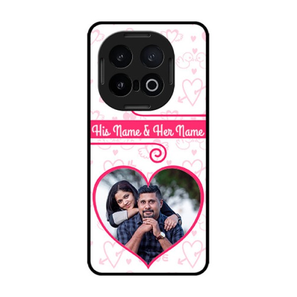 iQOO 13 5G Custom Glass Phone CaseHeart Shape Love Design iQOO 13 5G Custom Glass Phone CaseHeart Shape Love Design