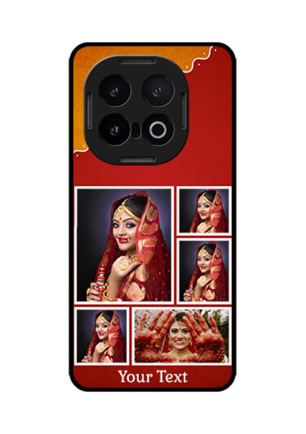 iQOO 13 5G Custom Glass Phone CaseWedding Pic Upload Design