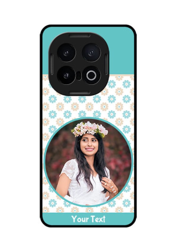 iQOO 13 5G Custom Glass Phone CaseBeautiful Flowers Design