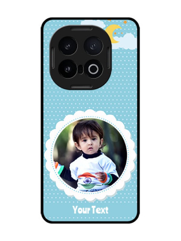 Custom iQOO 13 5G Custom Glass Phone CaseViolet Pattern Design