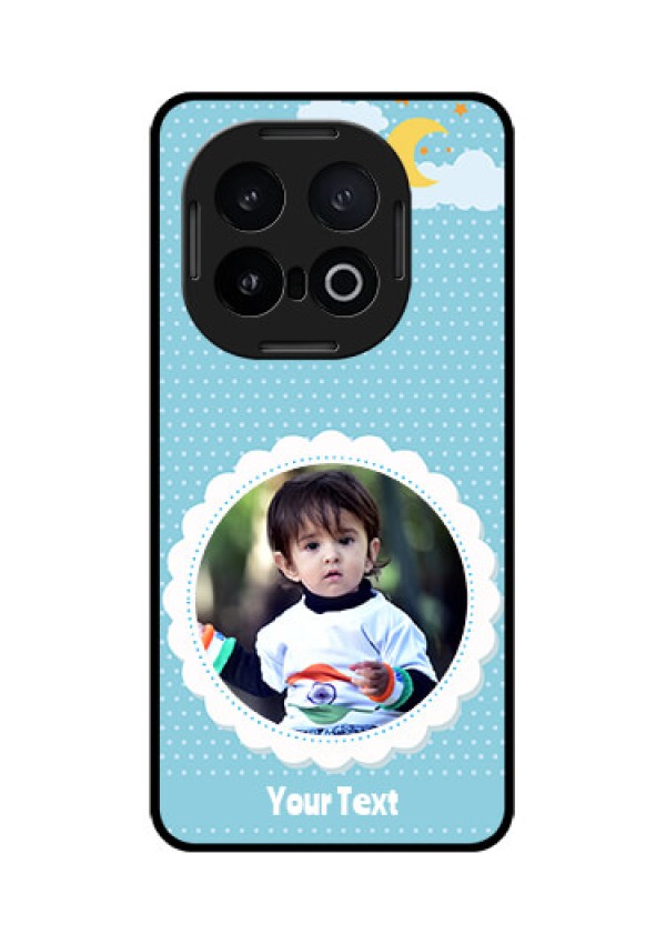 iQOO 13 5G Custom Glass Phone CaseViolet Pattern Design