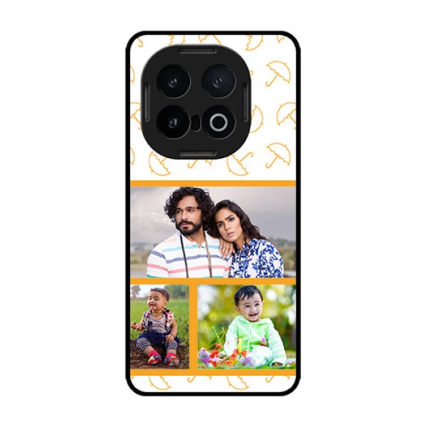 iQOO 13 5G Custom Glass Phone CaseYellow Pattern Design