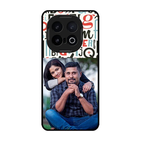 iQOO 13 5G Custom Glass Phone CaseAlphabet Design