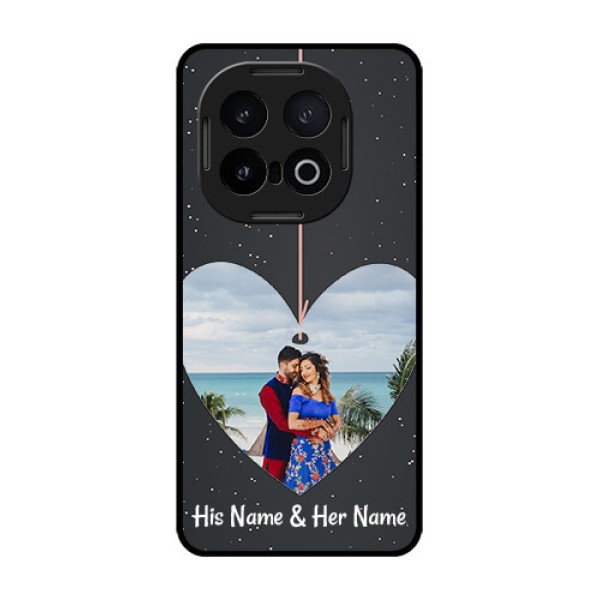iQOO 13 5G Custom Glass Phone CaseHanging Heart Design