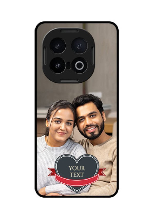 iQOO 13 5G Custom Glass Phone CaseJust Married Couple Design