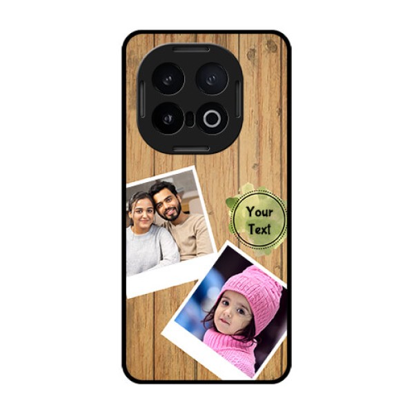 iQOO 13 5G Custom Glass Phone CaseWooden Texture Design