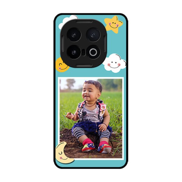 iQOO 13 5G Custom Glass Phone CaseSmiley Kids Stars Design iQOO 13 5G Custom Glass Phone CaseSmiley Kids Stars Design