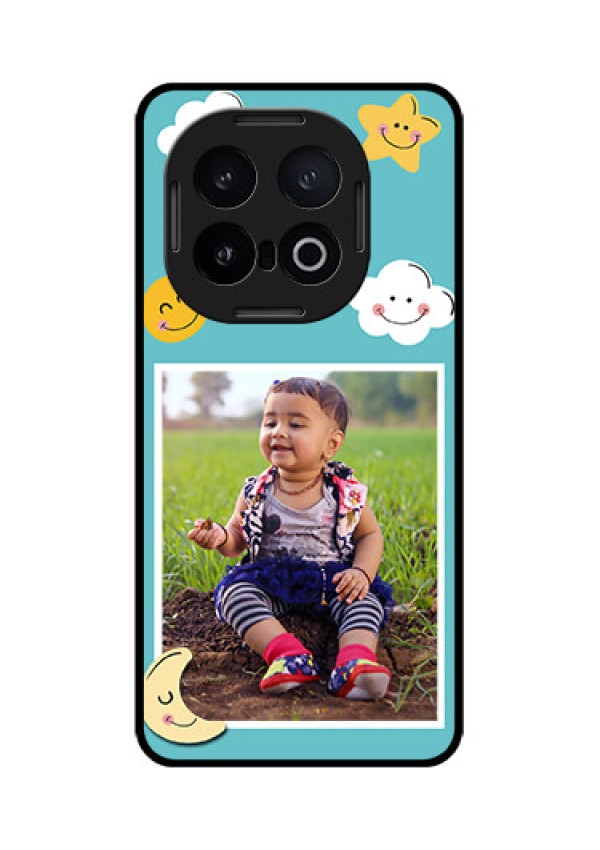 iQOO 13 5G Custom Glass Phone CaseSmiley Kids Stars Design