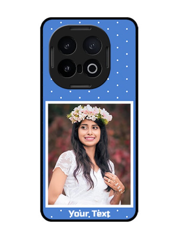 Custom iQOO 13 5G Custom Glass Phone CasePolka Dots Design