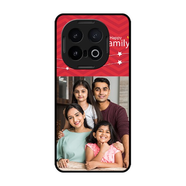 iQOO 13 5G Custom Glass Phone CaseHappy Family Design